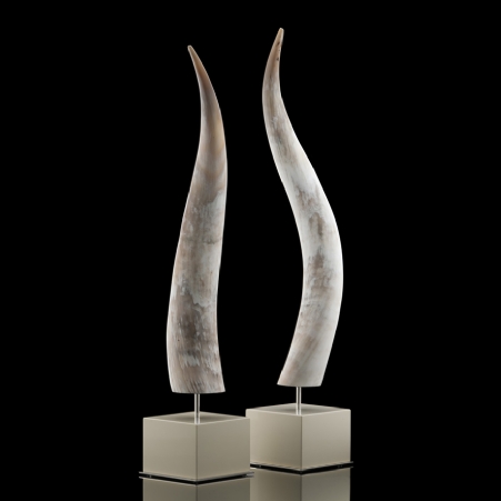 Arcahorn Horn Sculpture cm 16 x 16 cm  variabele hoogte van 80 tot cm 90 