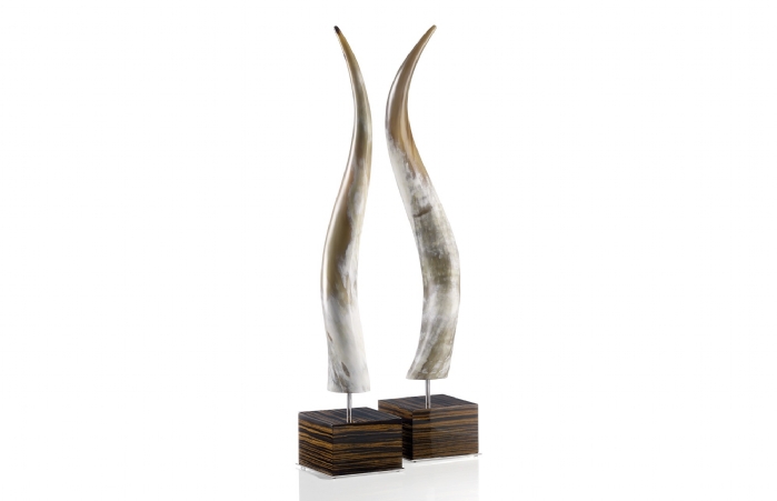 Arcahorn Horn Sculpture cm 16 x 16 cm  variabele hoogte van 80 tot cm 90 