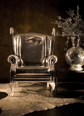Viceroy Wing Chair Silver