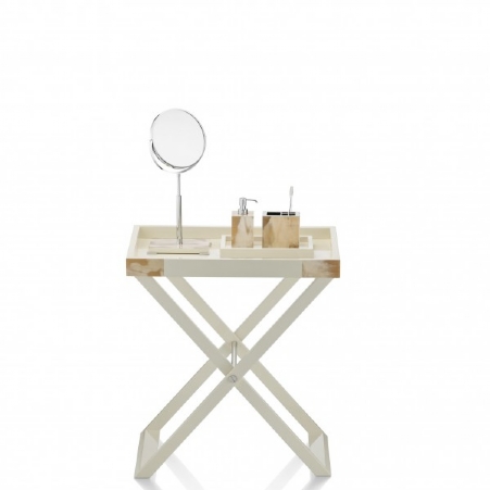 Butlerservingtable 70x46 cm H=77 cm Ivory highgloss Arcahorn