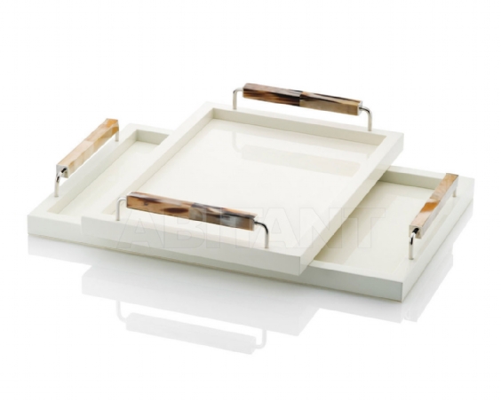 Arcahorn Tray Ivory highgloss 50x35 cm of 40x60 cm 