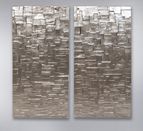 Caplain Mondriaan Silver 120x120  