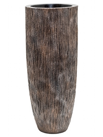 Vase Waterfall Bronze rond 36 cm - 90h