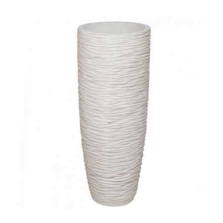 Vase Pearl white rond 45 cm 144h