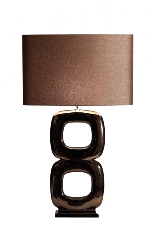 Maxim tafellamp 2 schakel H=132cm incl kap