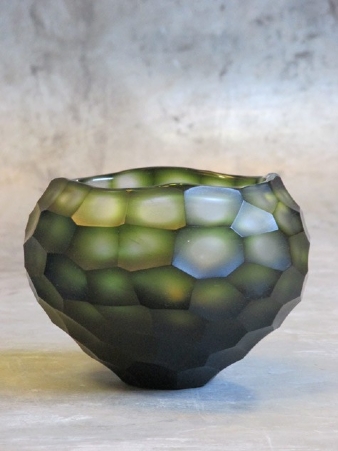Waxinelight bowl dark green rond 15 cm - 12h Waxinelight bowl dark green rond 15 cm - 12h