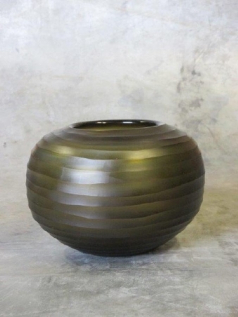 Vase milk choclate rond 27 cm - 20h Vase milk choclate rond 27 cm - 20h