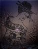 Geisha zwarte strass
